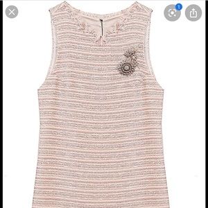 Alice + Olivia Pink Tweed Dress